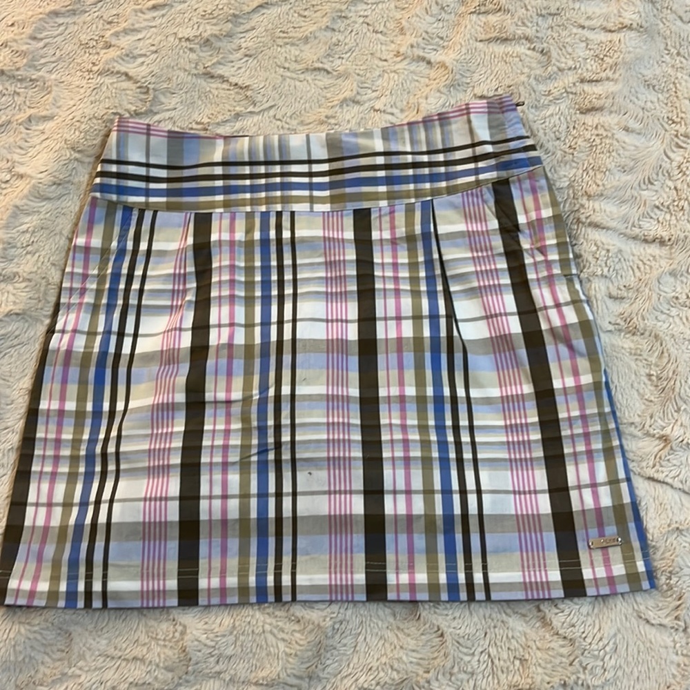 New Without Tag Lija Plaid  Golf Skort  size4